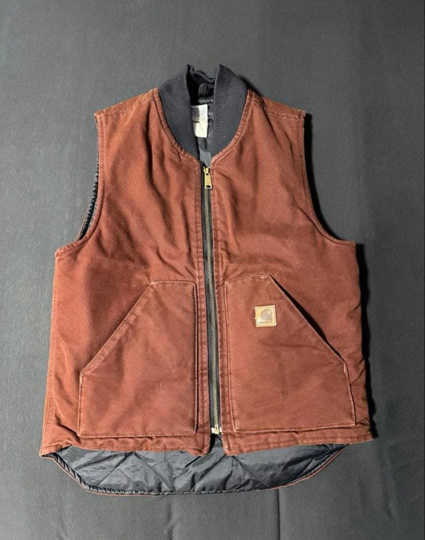 ‼️Vintage Carhartt ダックベスト V02 CLY サイズ:S