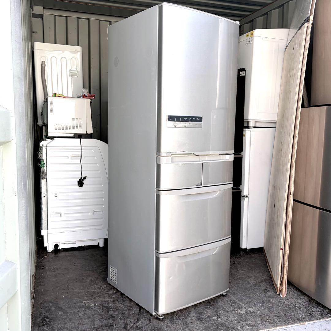 78運搬取付無料！ハイブライトステンレス純正日立大容量冷蔵庫！完動品超美品！