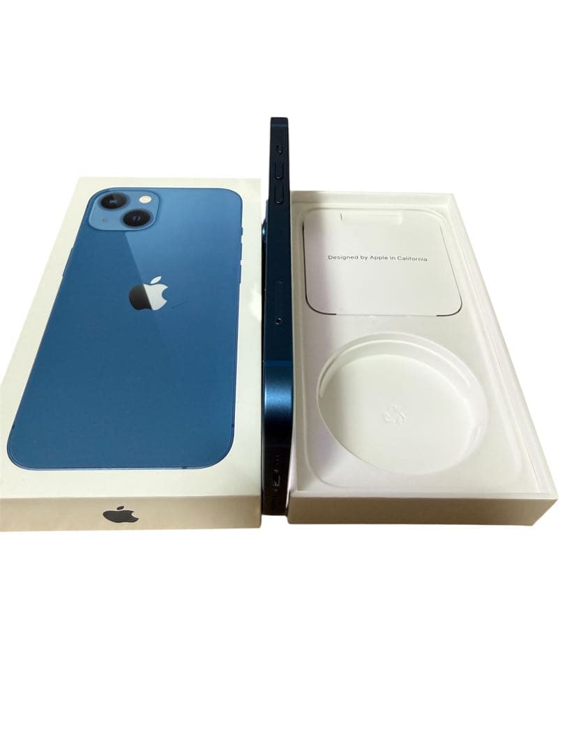 【美品】iPhone13 128GB ブルー　SIMフリー　Apple