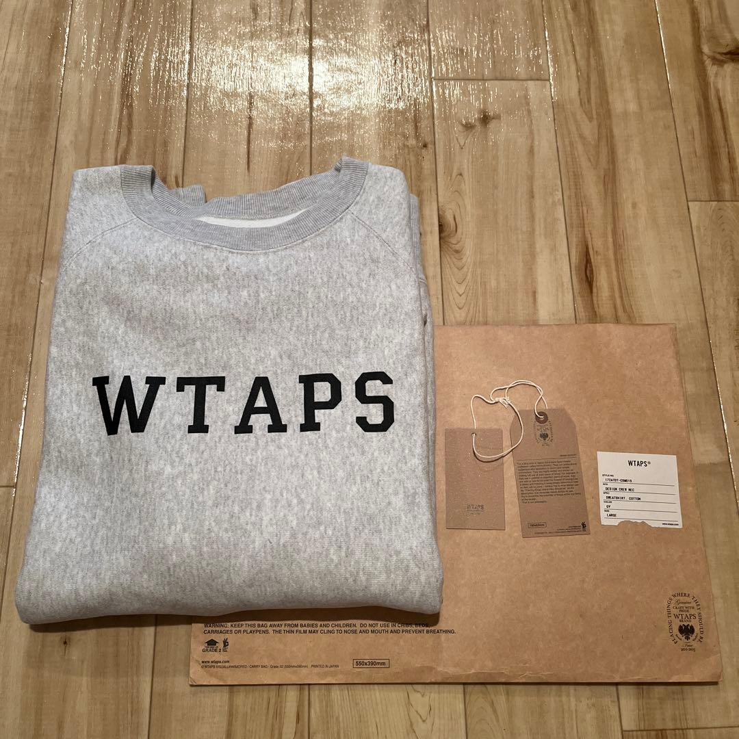 黒豆 WTAPS ダブルタップス スウェット カレッジ グレー L