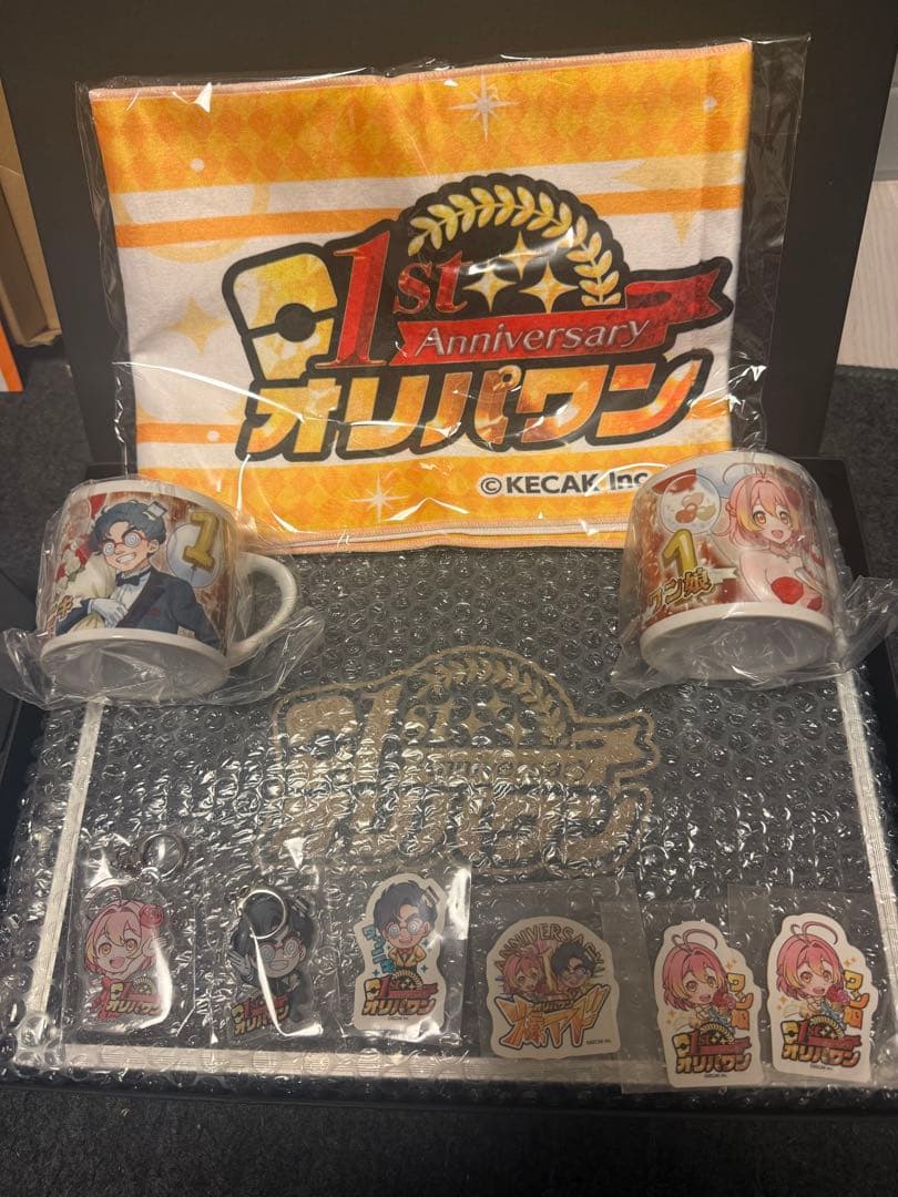 オリパワン 1周年アタッシュケース マグカップ タオル グッズセット PSA10