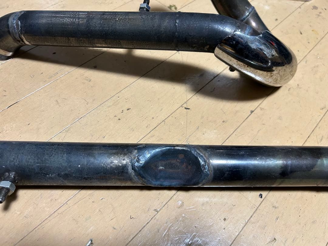 ハーレー　ショベルマフラー　ワンオフ