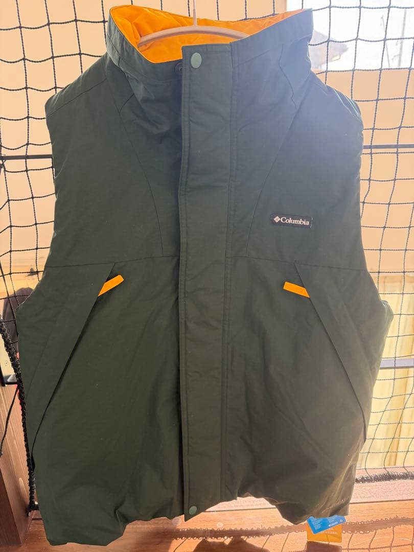 コロンビア　ベスト　撥水　ルーズシルエット　サイズM グリーン　緑