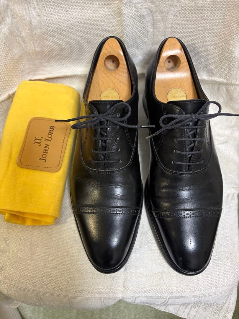 み*ん様 ジョンロブ フィリップⅡ 6 1/2D 7000ラスト 黒