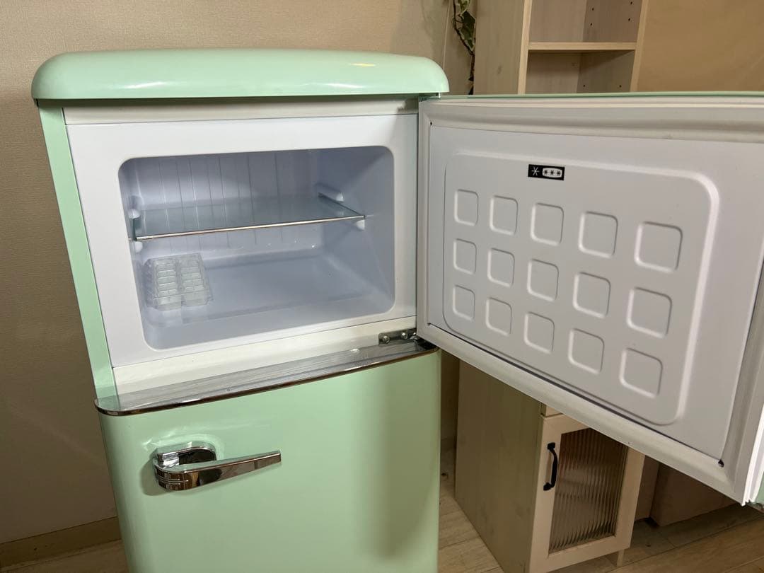 ほぺさん専用⭐️アイリスプラザ 冷蔵庫 114L 小型 ライトグリーン