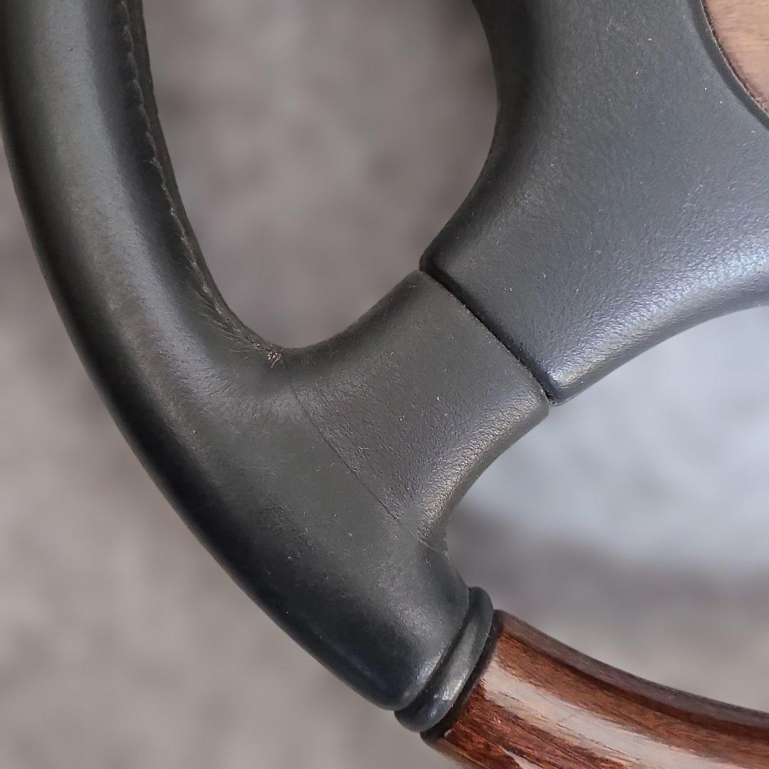 ⭐美品　モモ　ウッドコンビステアリング　約36cm⭐