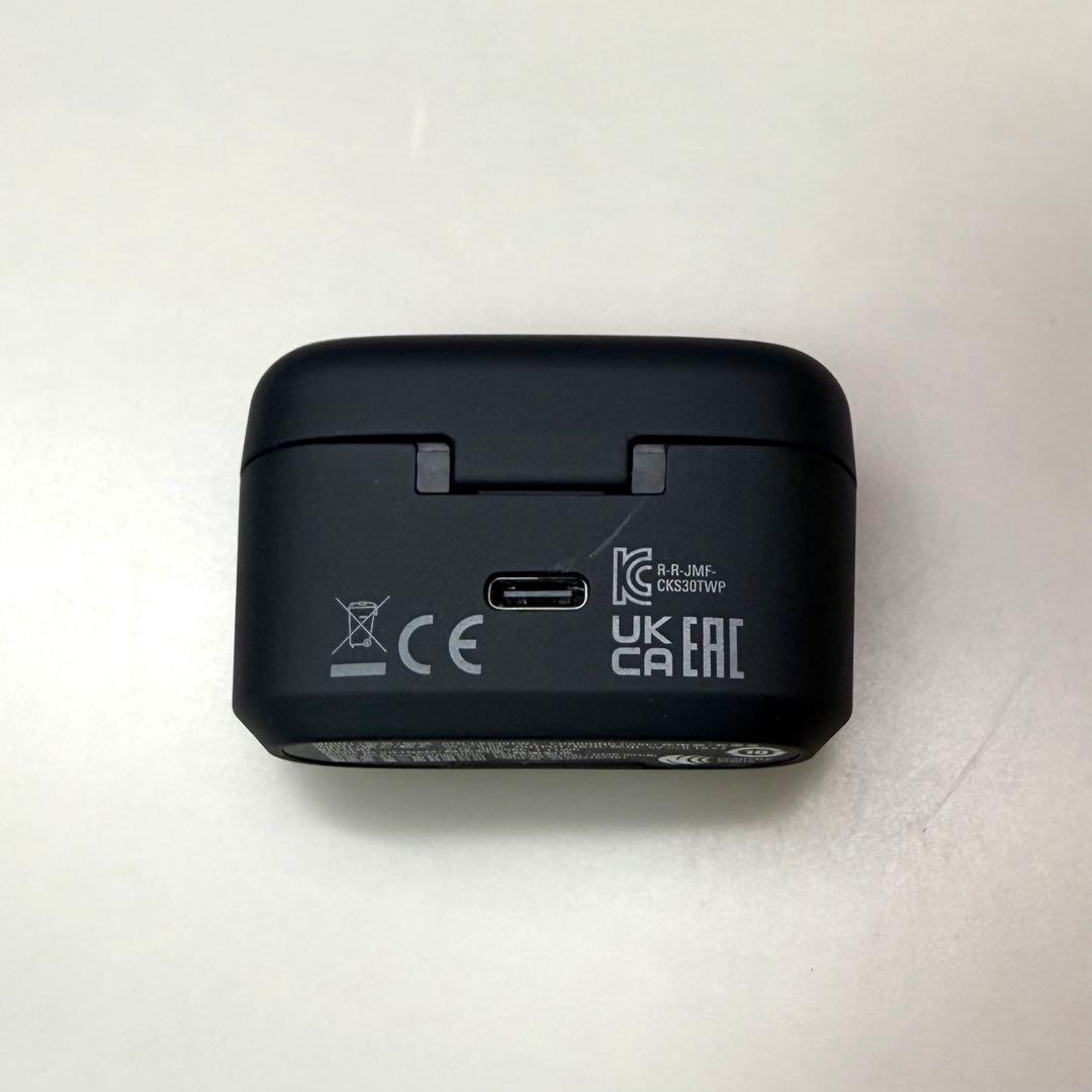 オーディオテクニカ ワイヤレスイヤホン ath-cks30TW+ 黒 ブラック