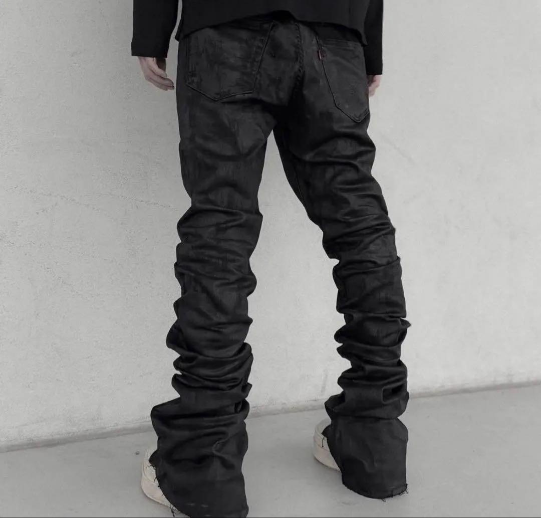 パンツ who want it LONG LENGS DENIM