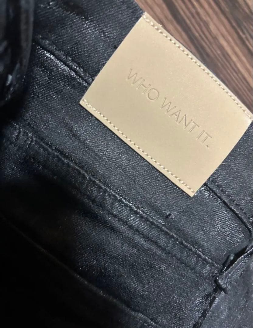 パンツ who want it LONG LENGS DENIM