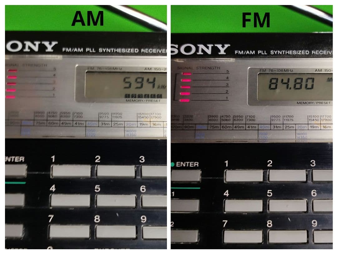 SONY　シンセ チューニング ラジオ　ICF-2001　ジャンク扱い