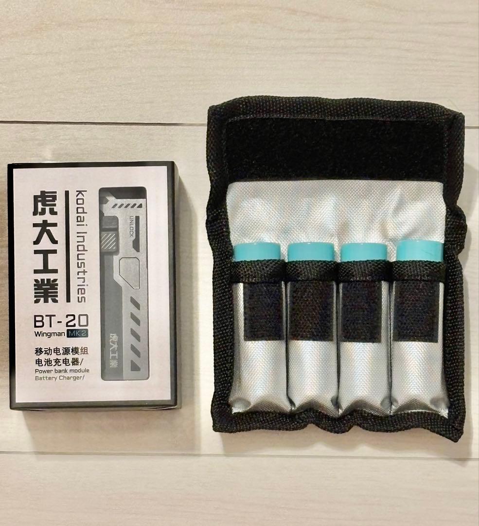 虎大工業 BT-20 Wingman モバイルバッテリー 電池4本 アダプター付