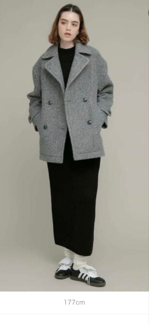 URBANRESEARCHSONNYLABELウールライクシャギーコクーンコート