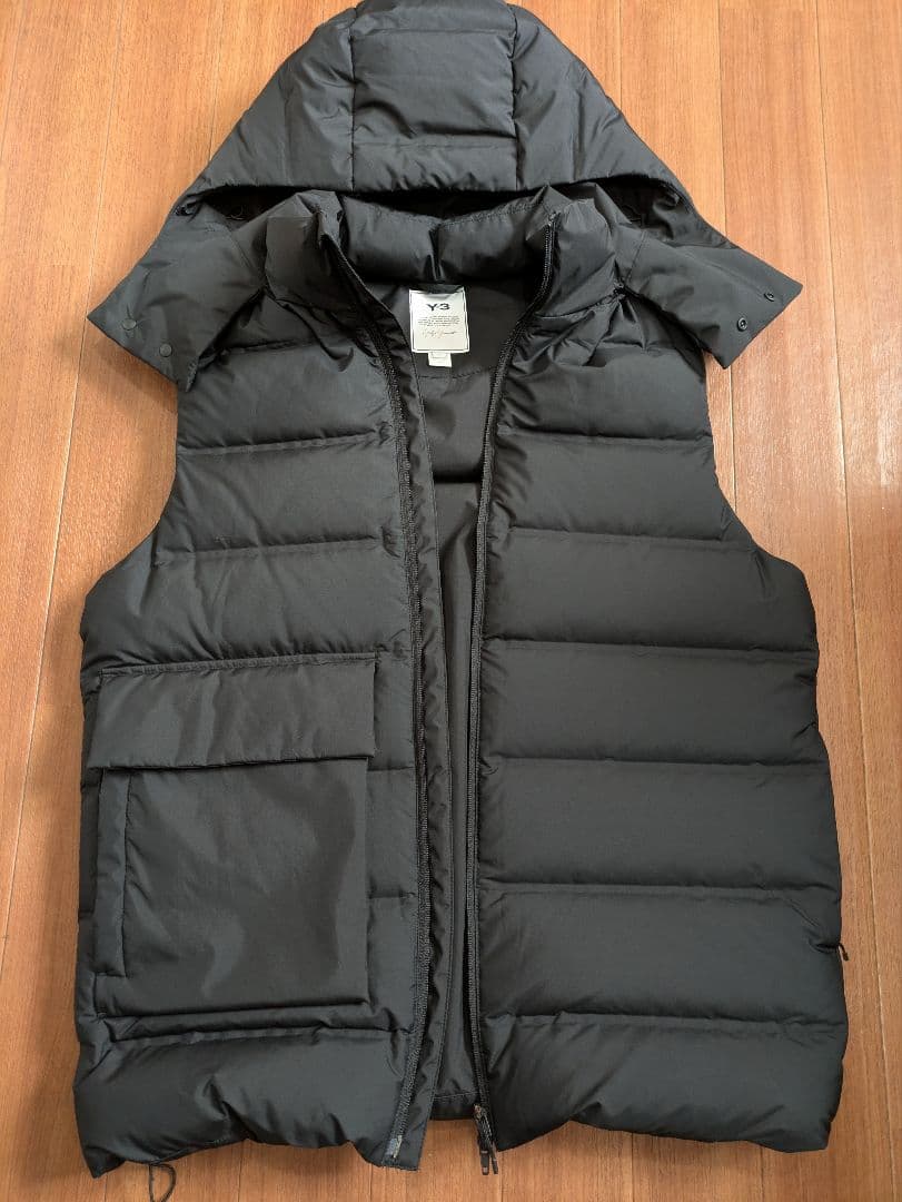 Y-３ ワイスリー ダウンベスト ロゴ Mサイズ CLASSIC PUFFY