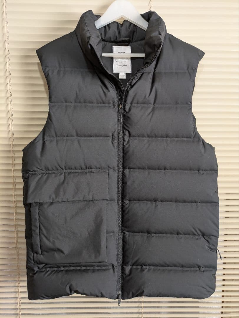 Y-３ ワイスリー ダウンベスト ロゴ Mサイズ CLASSIC PUFFY