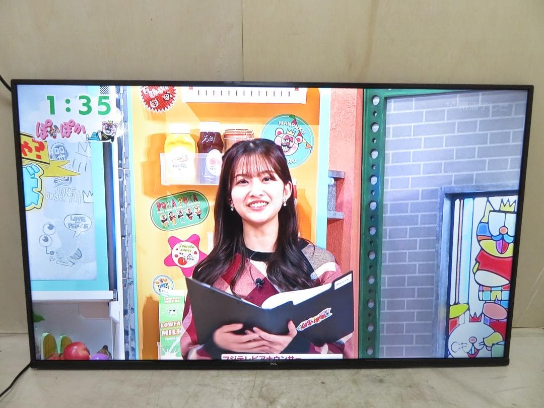 TCL 2022年製 55インチ 4K 液晶テレビ スマートテレビ 55P615