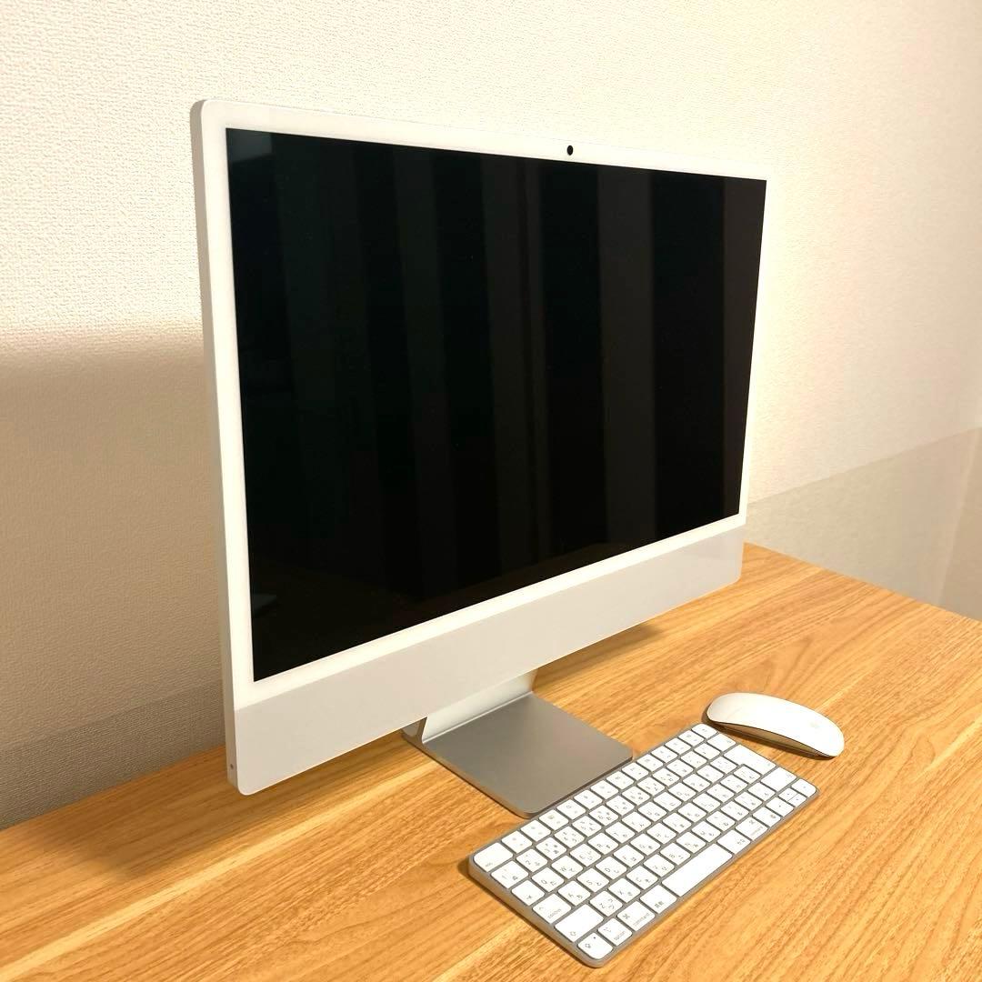 2025年9月7日購入2024iMac M4チップ　シルバー