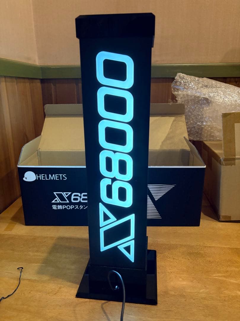 HELMETS　復刻X68000電飾タワーPOP　美品 BEEP