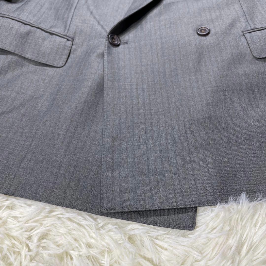 美品 BURBERRY セットアップ ダブル ストライプ スーツ ビンテージ