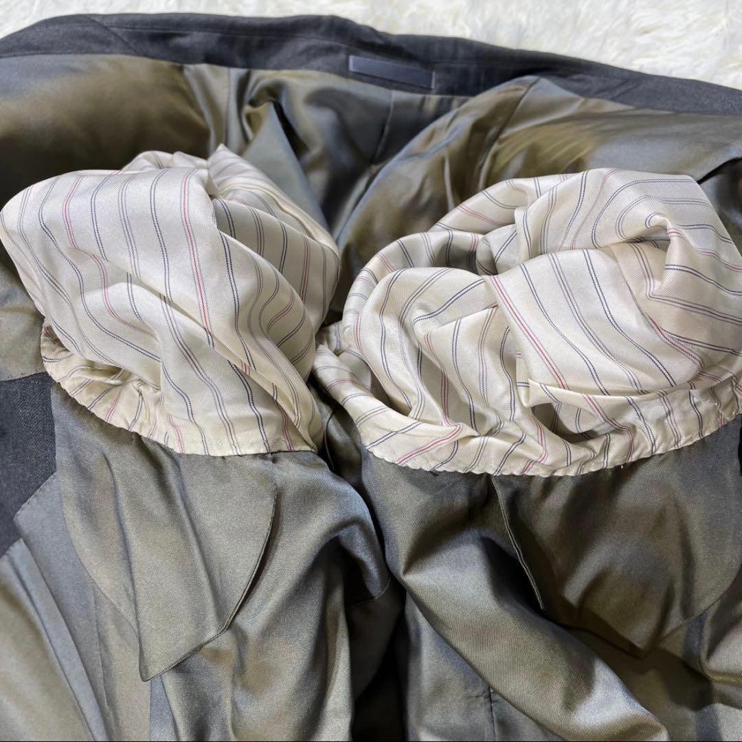 美品 BURBERRY セットアップ ダブル ストライプ スーツ ビンテージ