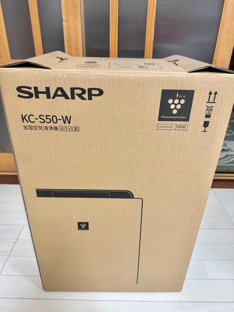 SHARP プラズマクラスター KC-S50-W 加湿空気清浄機 加湿器 花粉