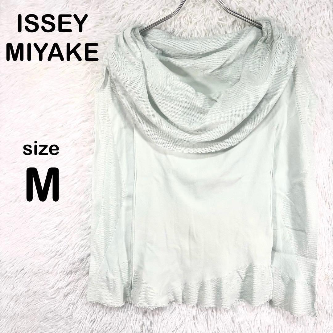 ISSEY MIYAKE FÊTE イッセイミヤケ ドレープ メッシュ 長袖