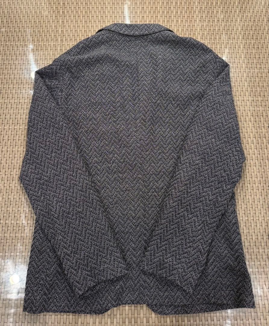 エンポリオアルマーニ　テーラードジャケット　54 ヘリンボーン柄