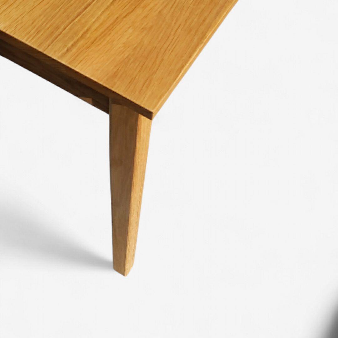 希少 廃盤 無印良品 無垢材デスク 引出付 オーク材 幅110cm 天然木