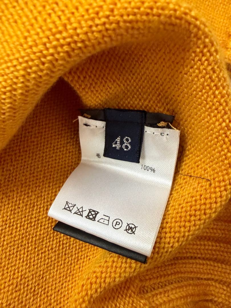 Drumohrニット セーター メリノウール　マスタード　イタリア製　48