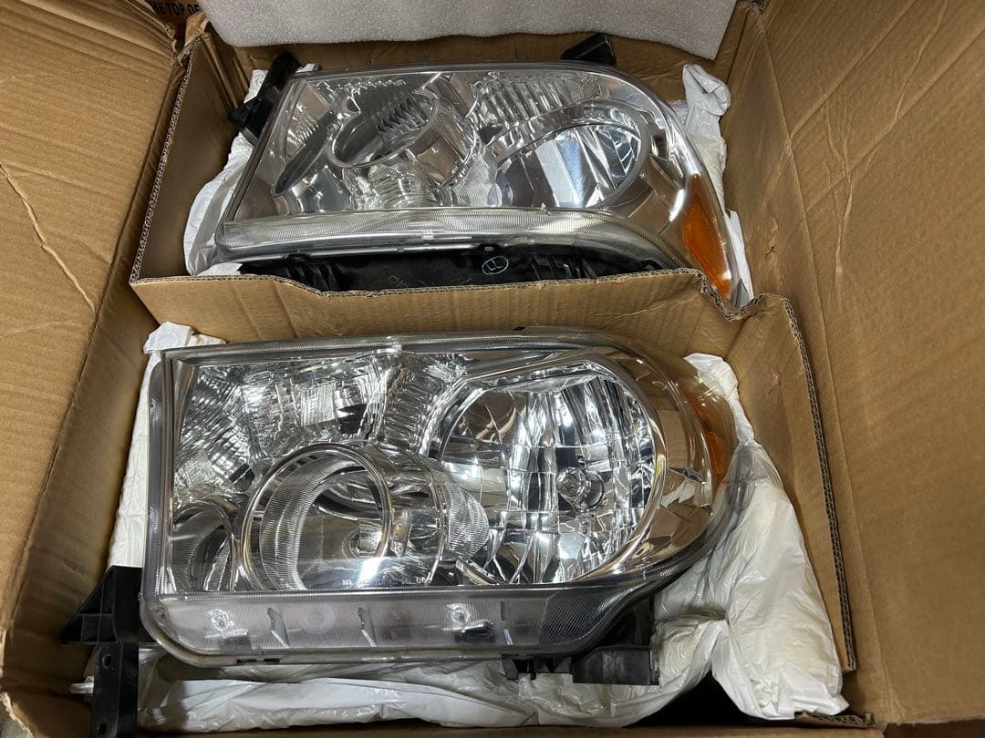 タンドラ 純正 ヘッドライト 左右 クリアレンズ 2個セット