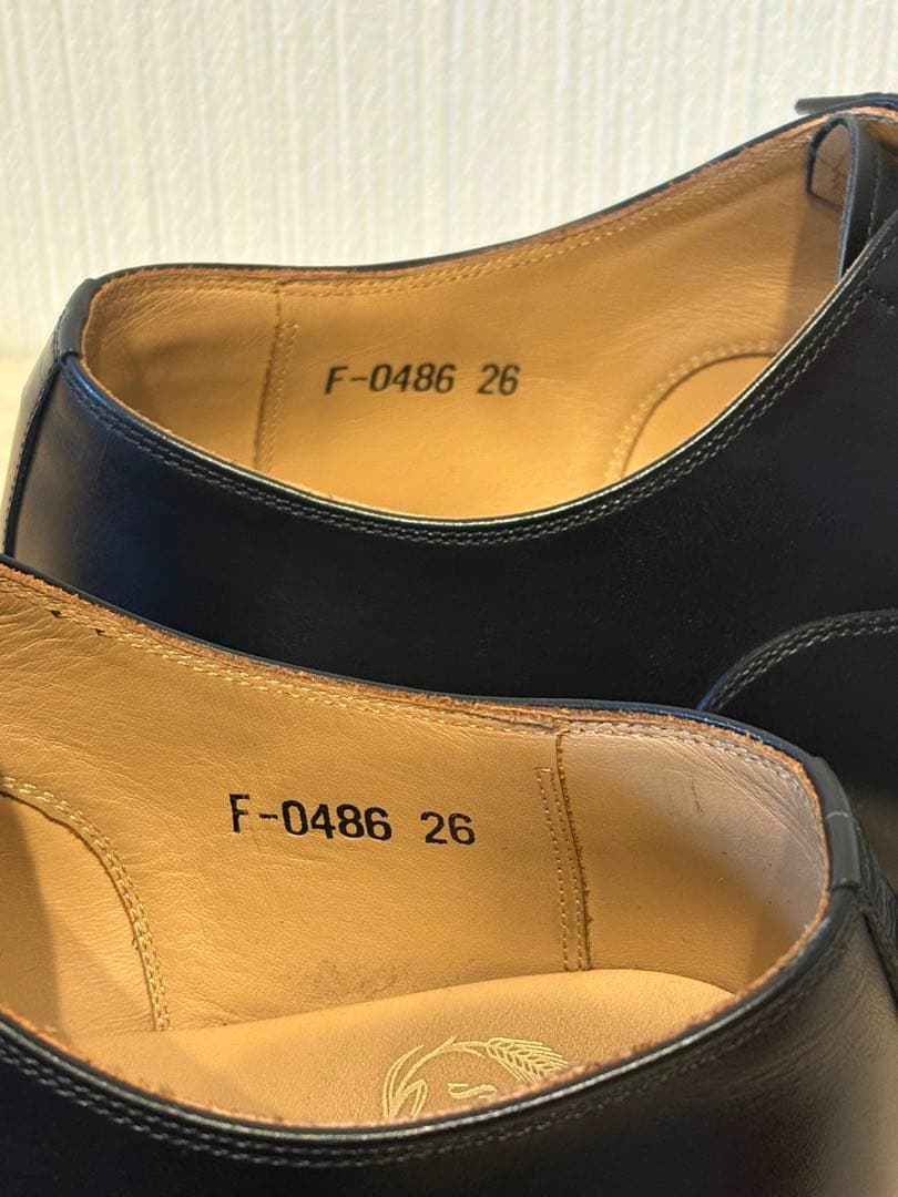 【美中古】スコッチグレイン F-0486 26cm ストレートチップ