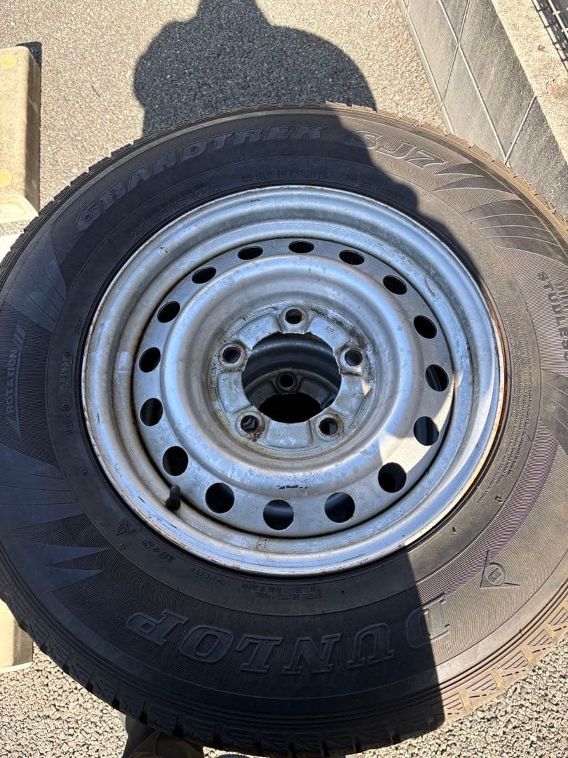 ランクル70 76 純正ホイール スタッドレス 4本