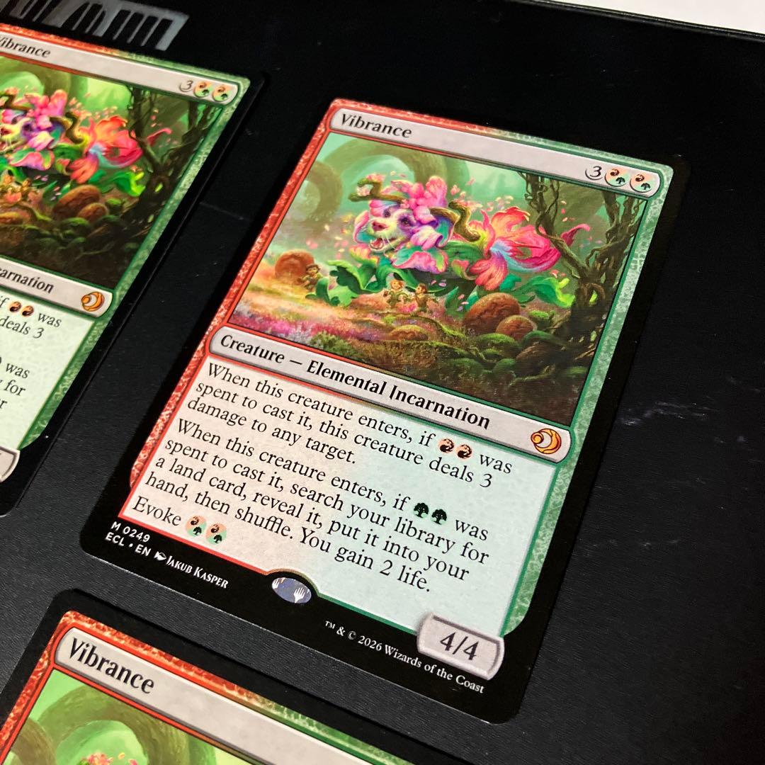 【英語版】MTG　鮮麗　4枚組