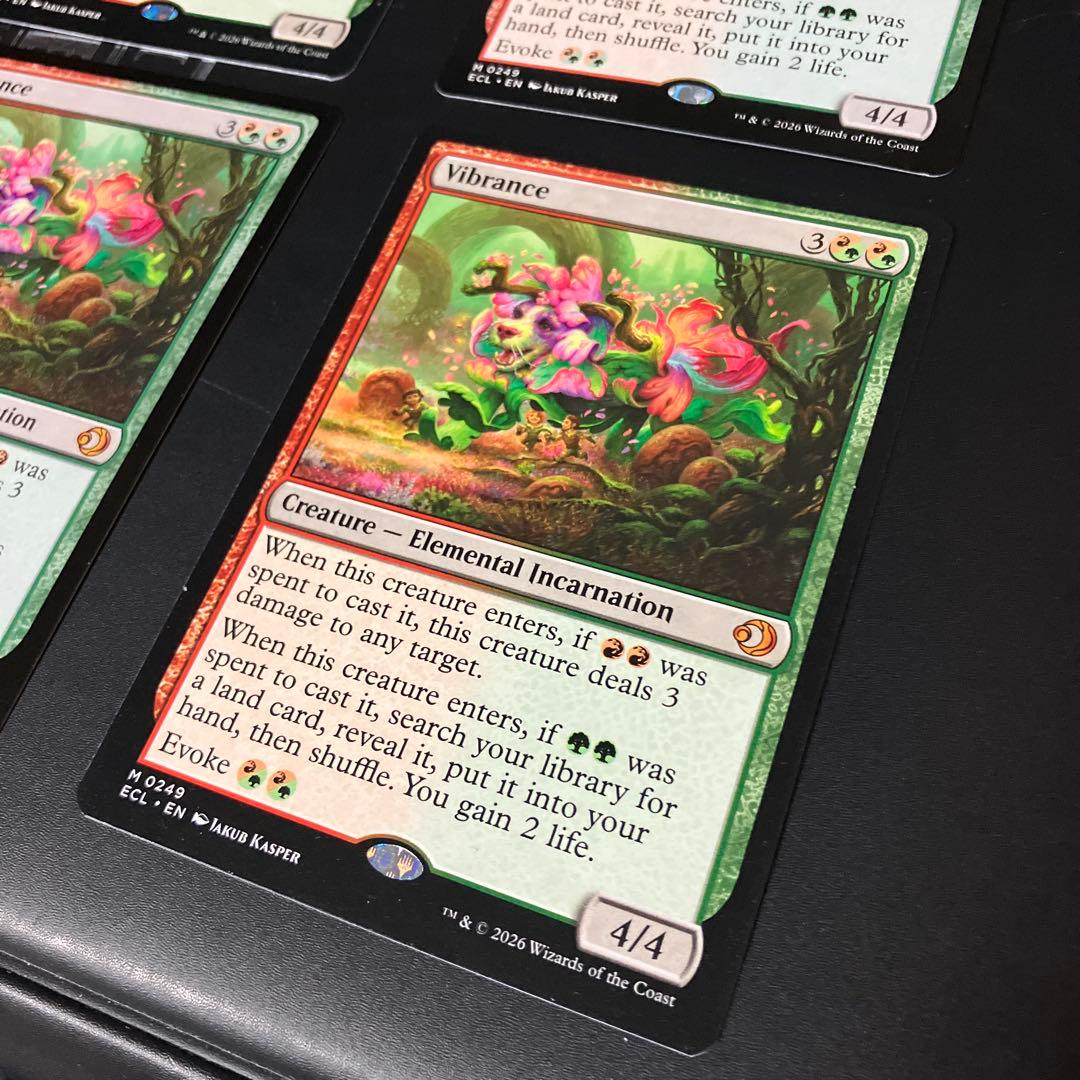 【英語版】MTG　鮮麗　4枚組