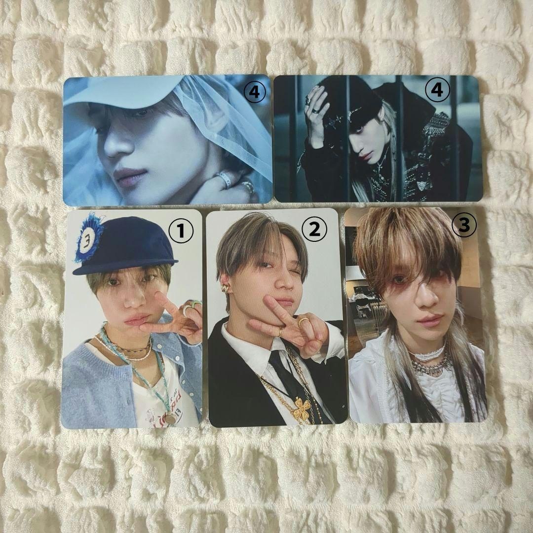 テミン トレカ ケース パーカー ライトスティック ペンライト 特典