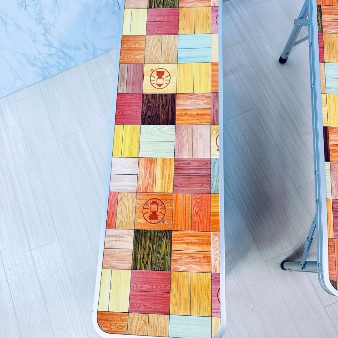 美品 コールマン ナチュラルモザイク ファミリーリビングセット/ミニプラス