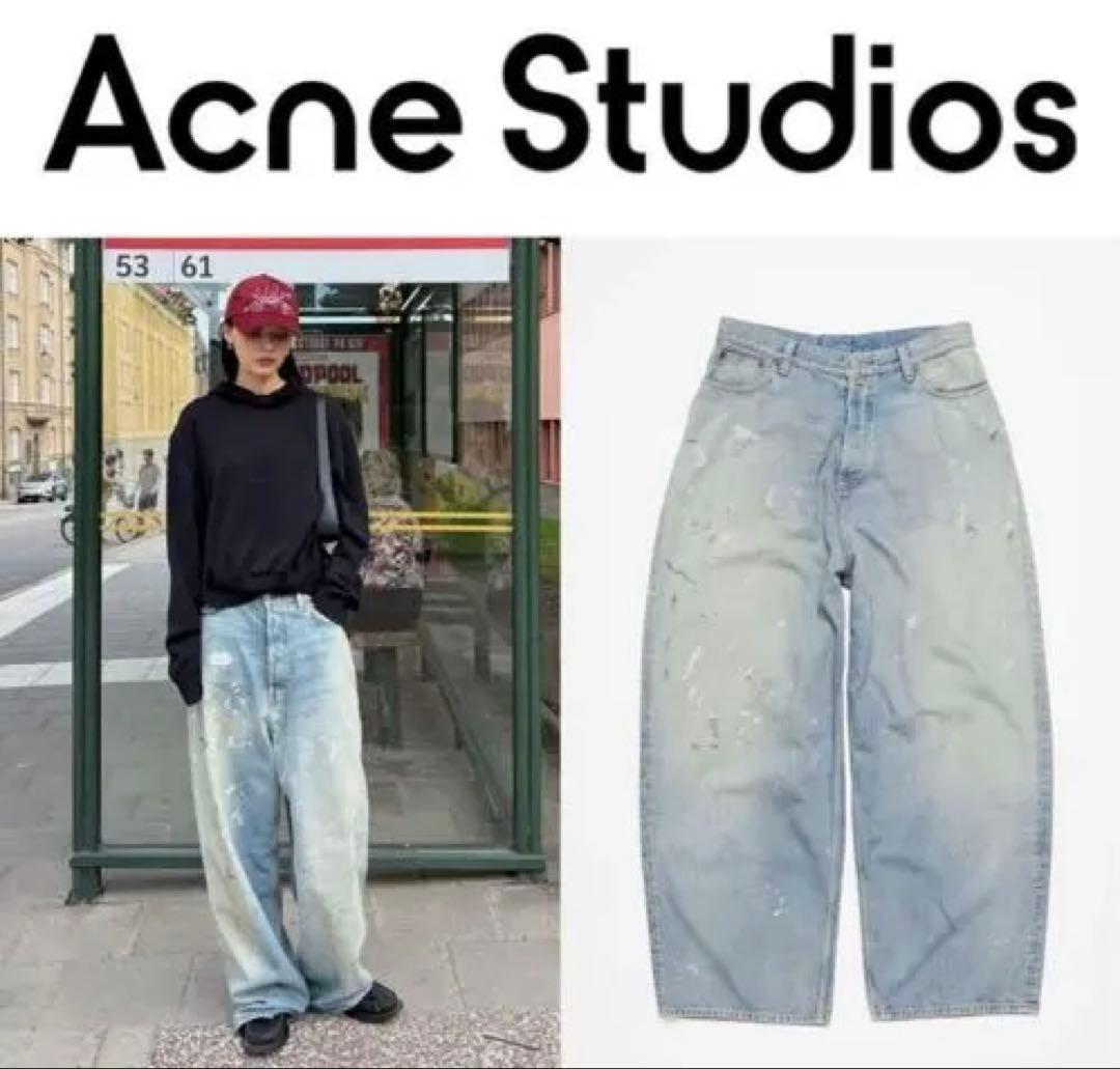 Acne studios 2023 スーパーバギーフィットジーンズ　アクネデニム
