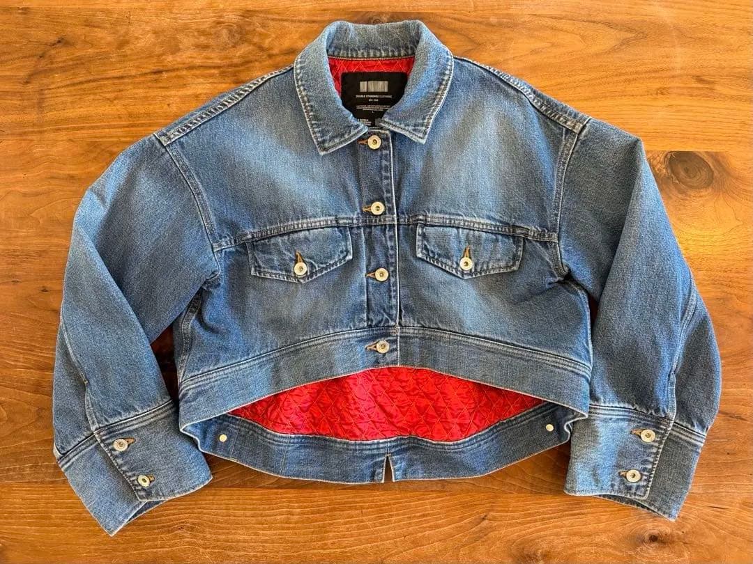 【DOUBLE STANDARD CLOTHING】 クロップドデニムジャケット