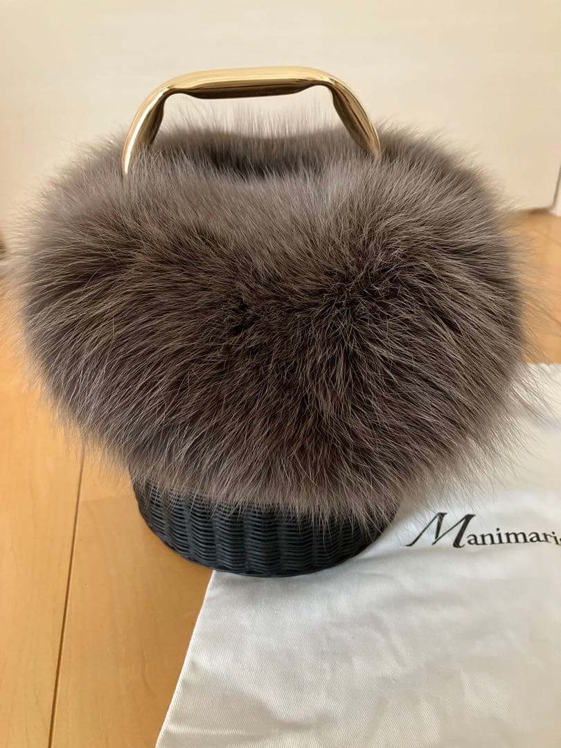 ぽーちゃん　マニマリスBALLONÉパンケーキバスケットダブルきのこファー