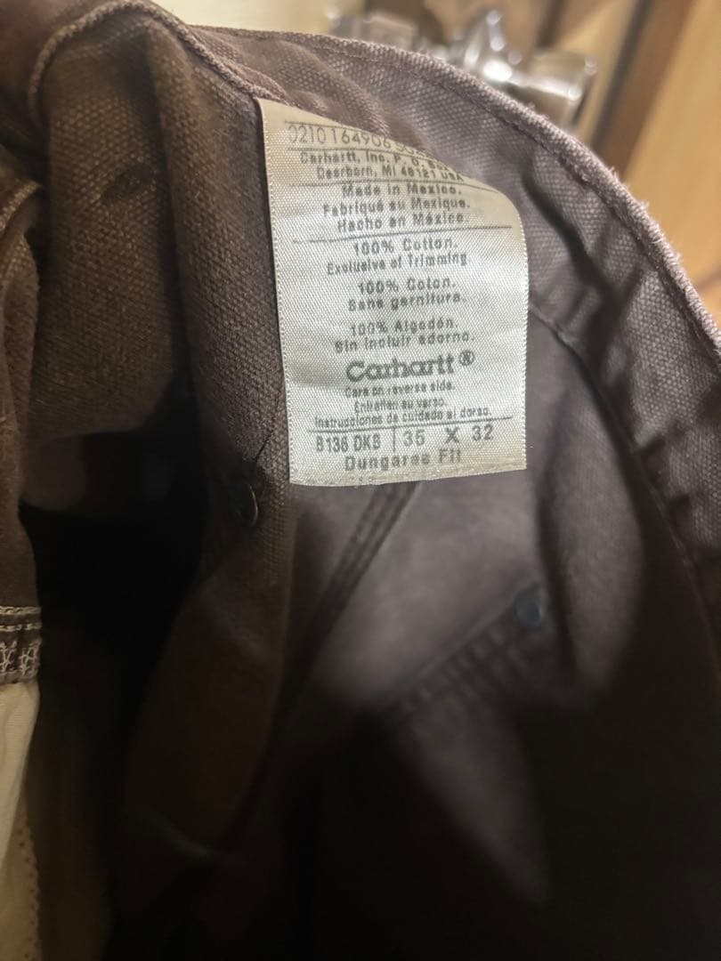 Carhartt ダブルニー ペインターパンツ ダークブラウン ヴィンテージ