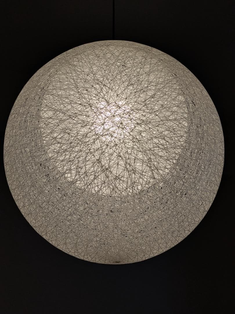 ヤマギワ ペンダント照明 マユハナ　約Φ45㎝ ホワイト