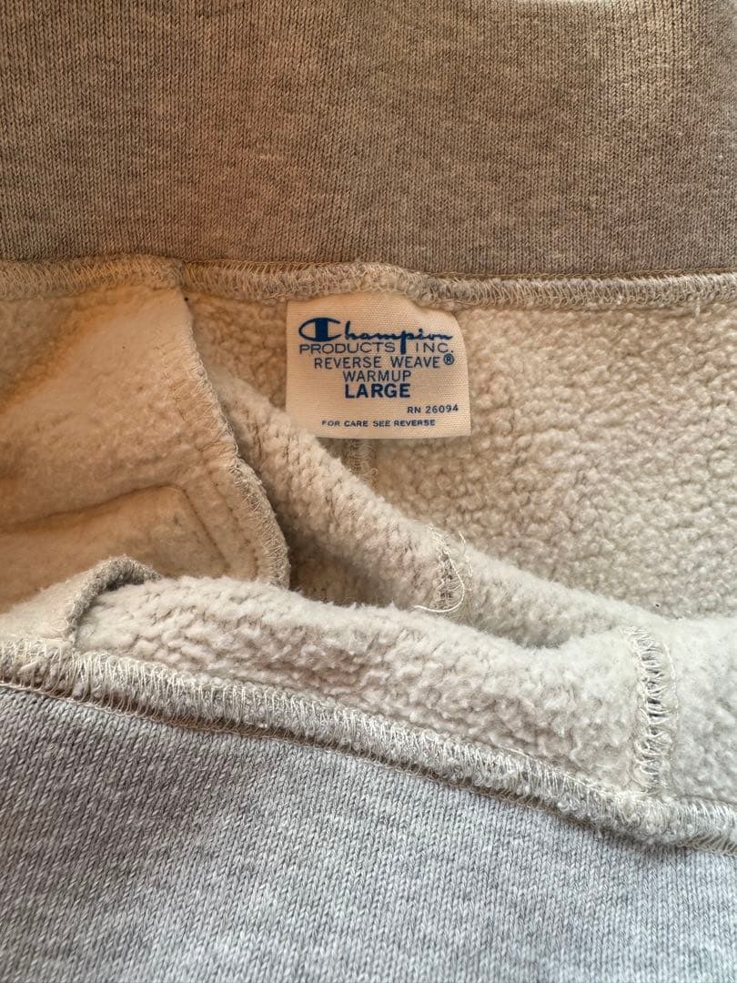 【美品】Champion チャンピオン 青タグ 上下セット グレー セットアップ