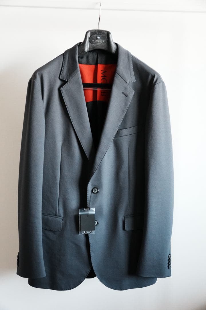 新品‼️MOVB Duplex Cotton シングル２Bジャケット グレー