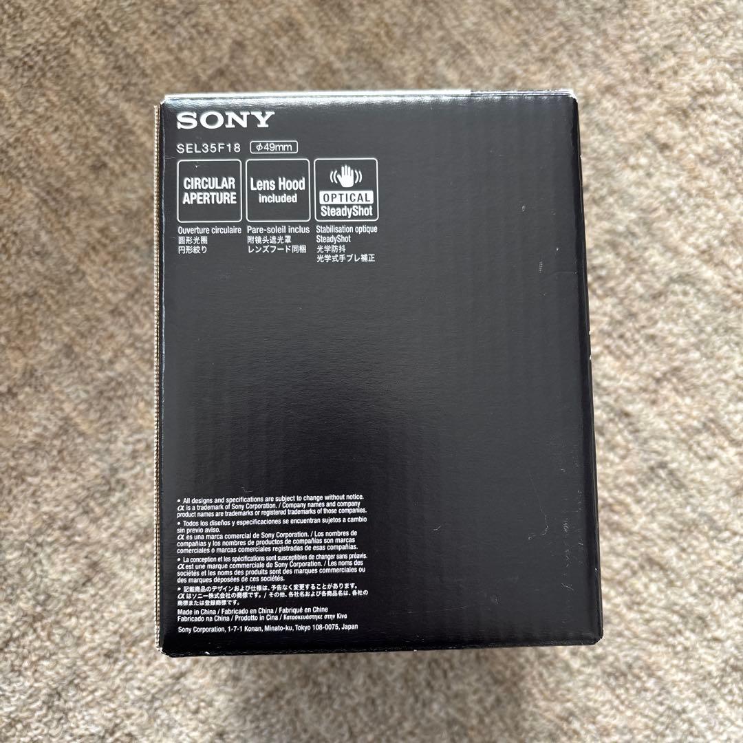 SONY E 35mm F1.8 OSS レンズ　新品未使用