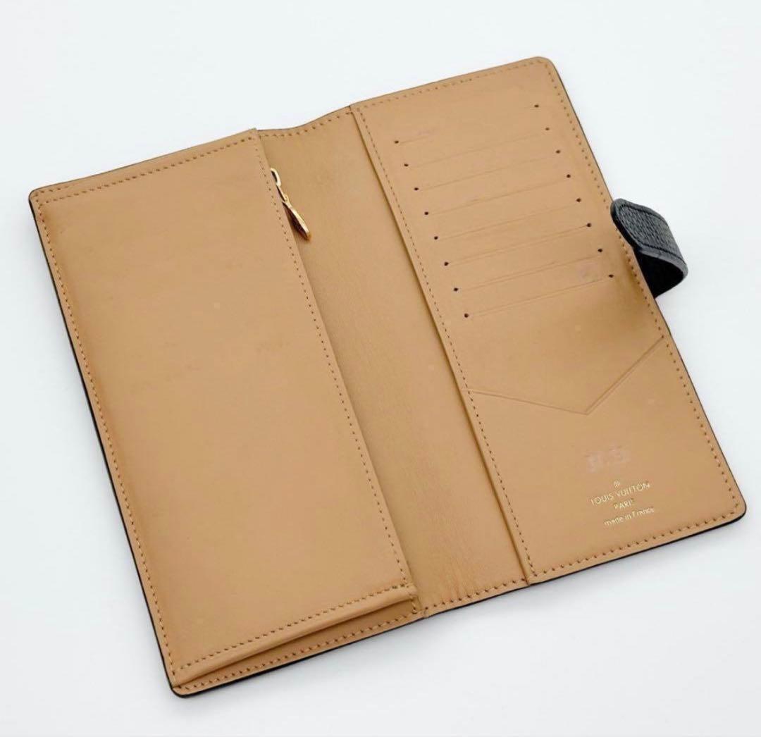 Louis Vuitton ブラック 長財布ヴェルティカルウォレット　美品