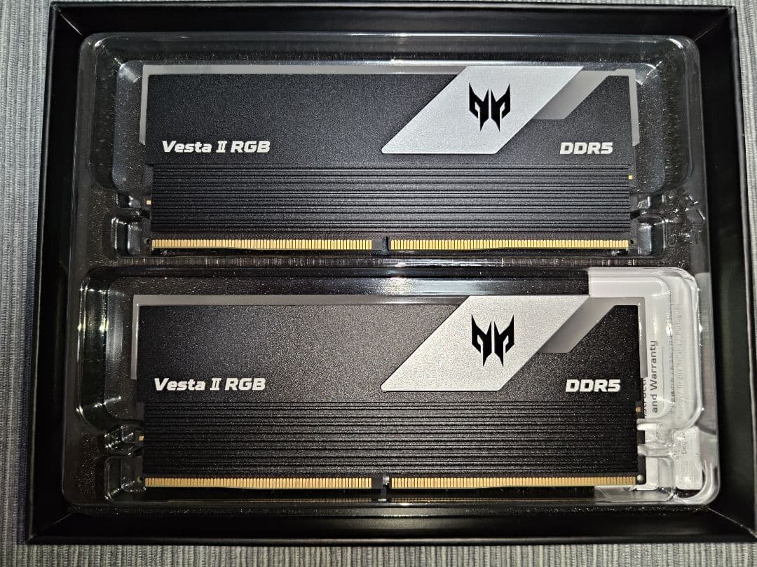 PredatorVesta II DDR5 32GB(16GB×2枚) 6000