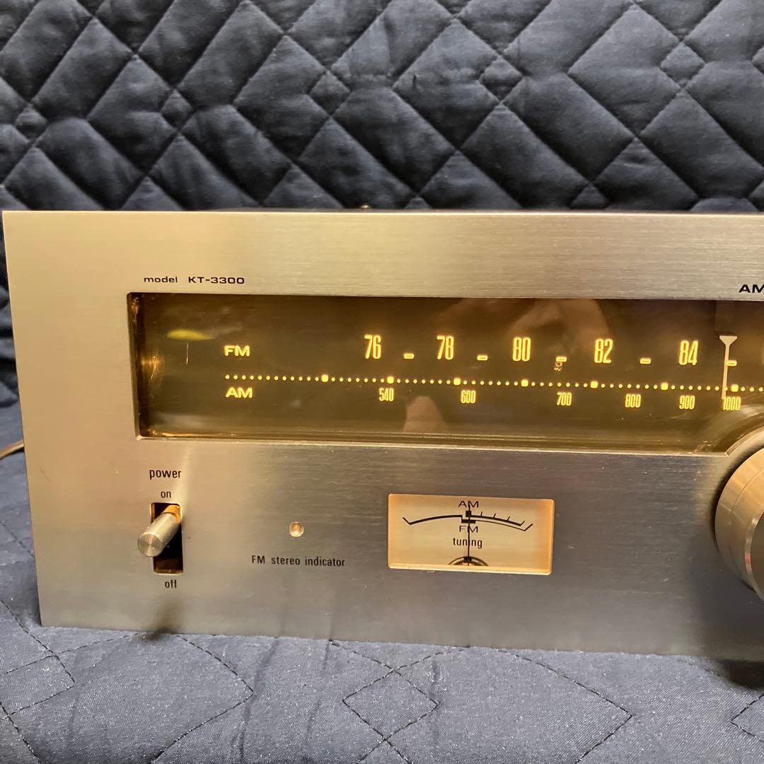 【3日間決算バーゲン】《完動品トリオ　KT3300 AM-FM ステレオチューナ