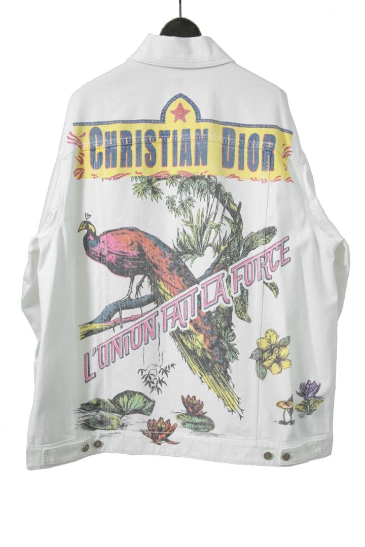 希少美品 Dior Indian Animal Peacock デニムジャケット