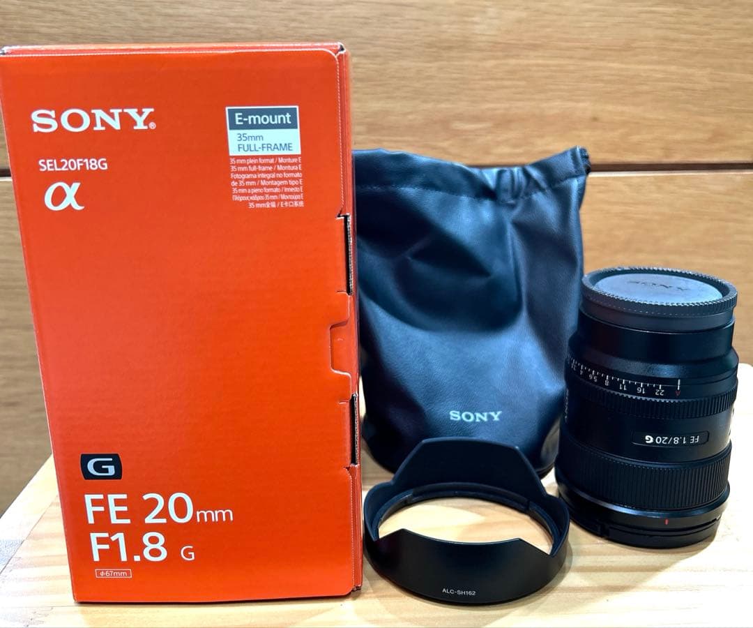 ソニー　SONY FE 20mm F1.8 G SEL20F18G