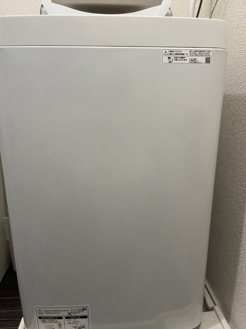 2021年製洗濯機　SHARP ES-GE4E 4.5Kg家庭用洗濯機　送料込み