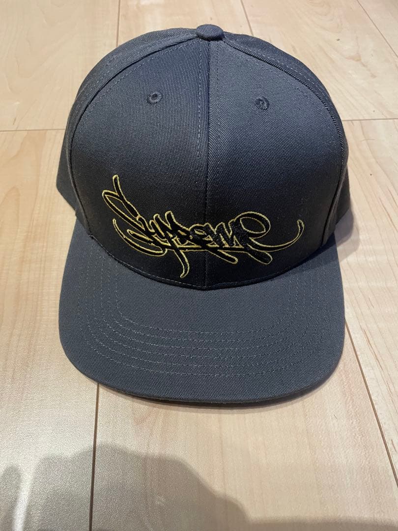 帽子 Supreme 23FW Handstyle 6-Panel Charcoal